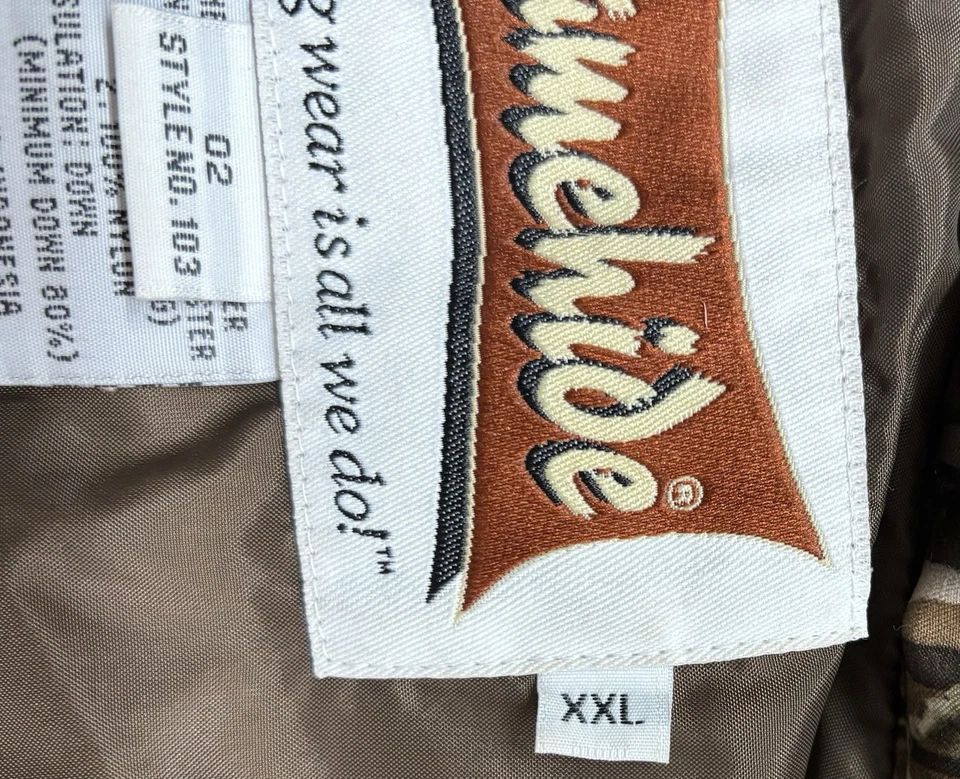 Gamehide Camo Vest Mossy Oak Breakup Down-filled Men's Size XXL - Image 4 of 4