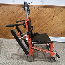 Ferno 59-T EZ Glide Stair Chair 59T With Track System and Straps - EMS - Orange
