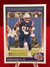 2024 Score Football Deatrich Wise Jr. #193 New England Patriots. *10