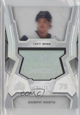 2021-22 SPx Finite Rookies Silver Spectrum 32/75 Sampo Ranta #F-28 RC 0o6v