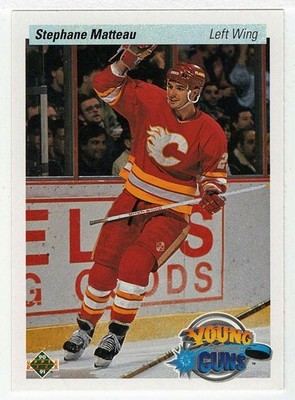 Stephane Matteau RC - YG (NHL Hockey Card) 1990-91 Upper Deck # 535 - Mint