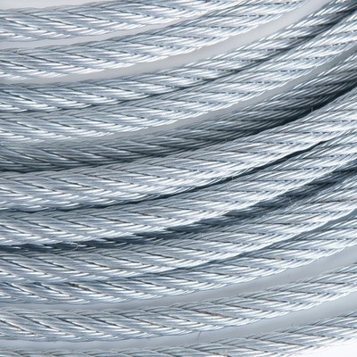 1/8'' Galvanized Aircraft Cable Steel Wire Rope 7x19 (300 Feet)