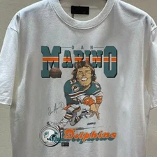 Miami Dolphins Dan Marino Caricature Retro T shirt Retro AN53197