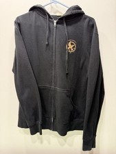 2012 The Hunger Games Movie Cast And Crew Zip Up Hoodie Mens M Jennifer Lawrence