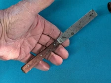 Antique  J. Russell & Co. 3-1/2" Artists' Palette Knife Green River Tool Works