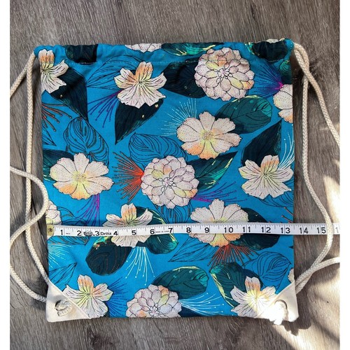 Da Kine Hawaii Kordelzug Tasche Sling Floral Tropical Print 13"Bx15"H - Bild 5 von 9