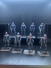 Eight 2008 Hasbro GI Joe 25th Anniversary COBRA TROOPER v12 Figures Loose Lot