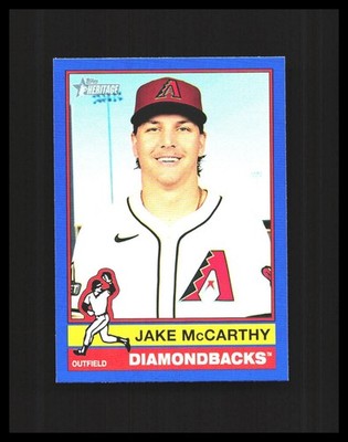 2025 Jake McCarthy - Topps Heritage High # SP #473 Blue Border  - S1B4R3L40C21