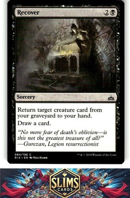 Magic the Gathering MTG Rivals of Ixalan Recover #84 Buy 2 Get 1