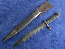 ORIGINAL US M1895 WINCHESTER LEE NAVY RIFLE KNIFE BAYONET AND SCABBARD