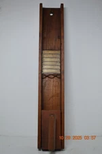Antique Wooden Patent 1898 The Home Vegetable Slicer Mandolin W/Original Paper