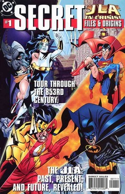 JLA in Crisis Secret Files #1 FN; DC | & Origins Justice League - w/Bag+Board