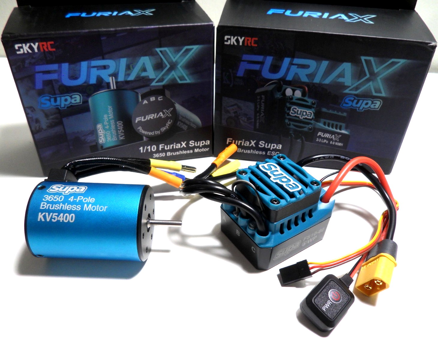 SkyRC FuriaX Supa Sport 1/10 Brushless System 60A Bluetooth ESC 5400kv Motor