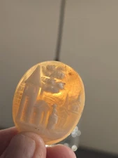 3 scene Victorian Loose Hand Carved  Shell Cameo For Brooch Pendant NICE 18