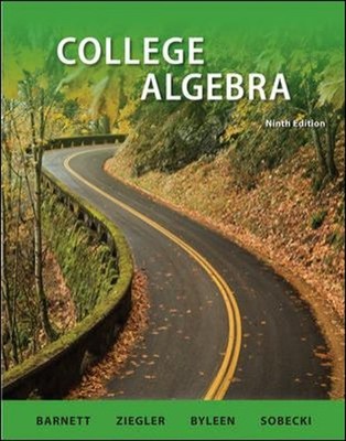 College Algebra Karl, Sobecki, Dave, Barnett, Raymond, Ziegler, M