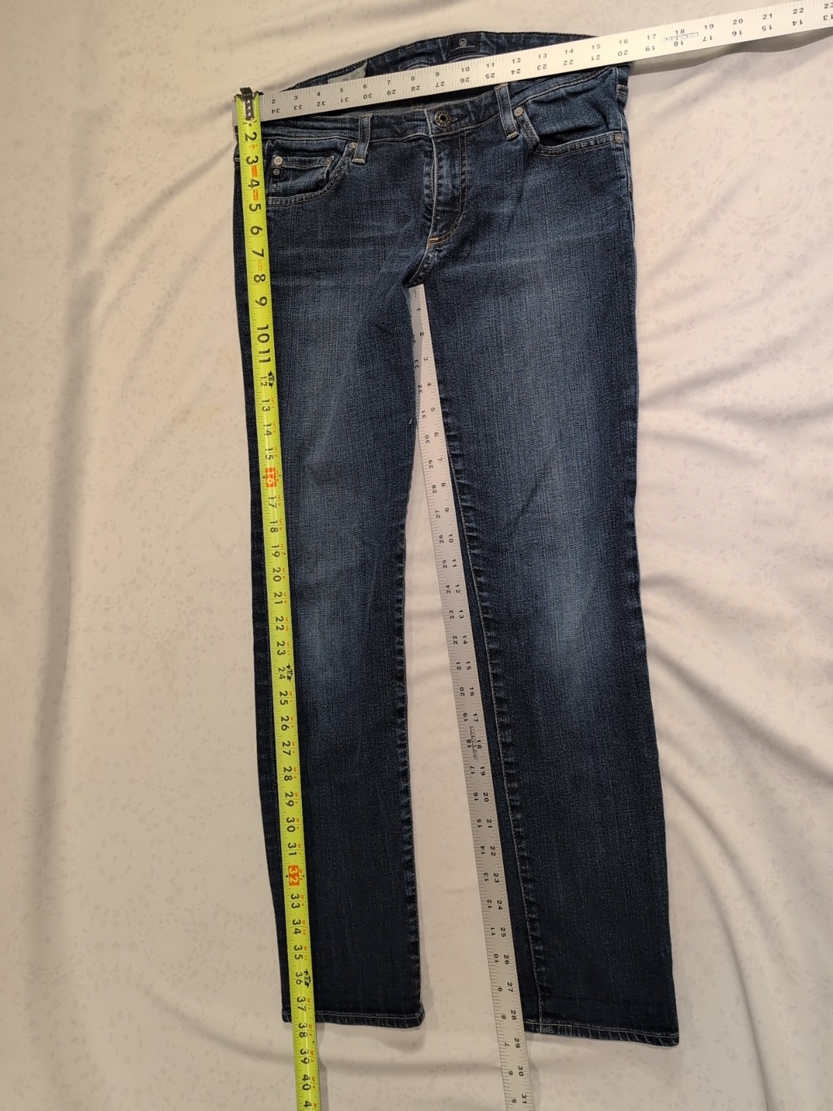 Women's Adriano Goldschmied "The Stilt Cigarette" Skinny Jeans Tg 25 Meas 27x29 thumbnail 2
