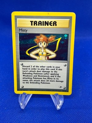 VTG 2000 Pokemon Gym Heroes Unlimited Misty 18/132 Holo Rare Trainer MP