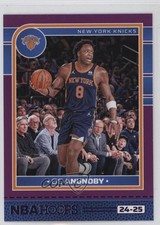 2024-25 Panini NBA Hoops Purple OG Anunoby #124 18fx
