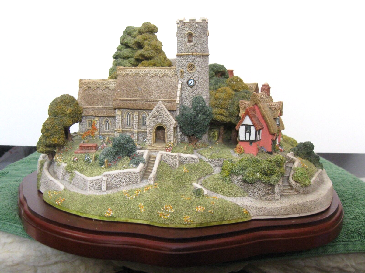 Lilliput Lane 大型 リリパット saxham st edmunds Rare Lilliput Lane - Saxham St. Edmunds - MIB with COA Ltd