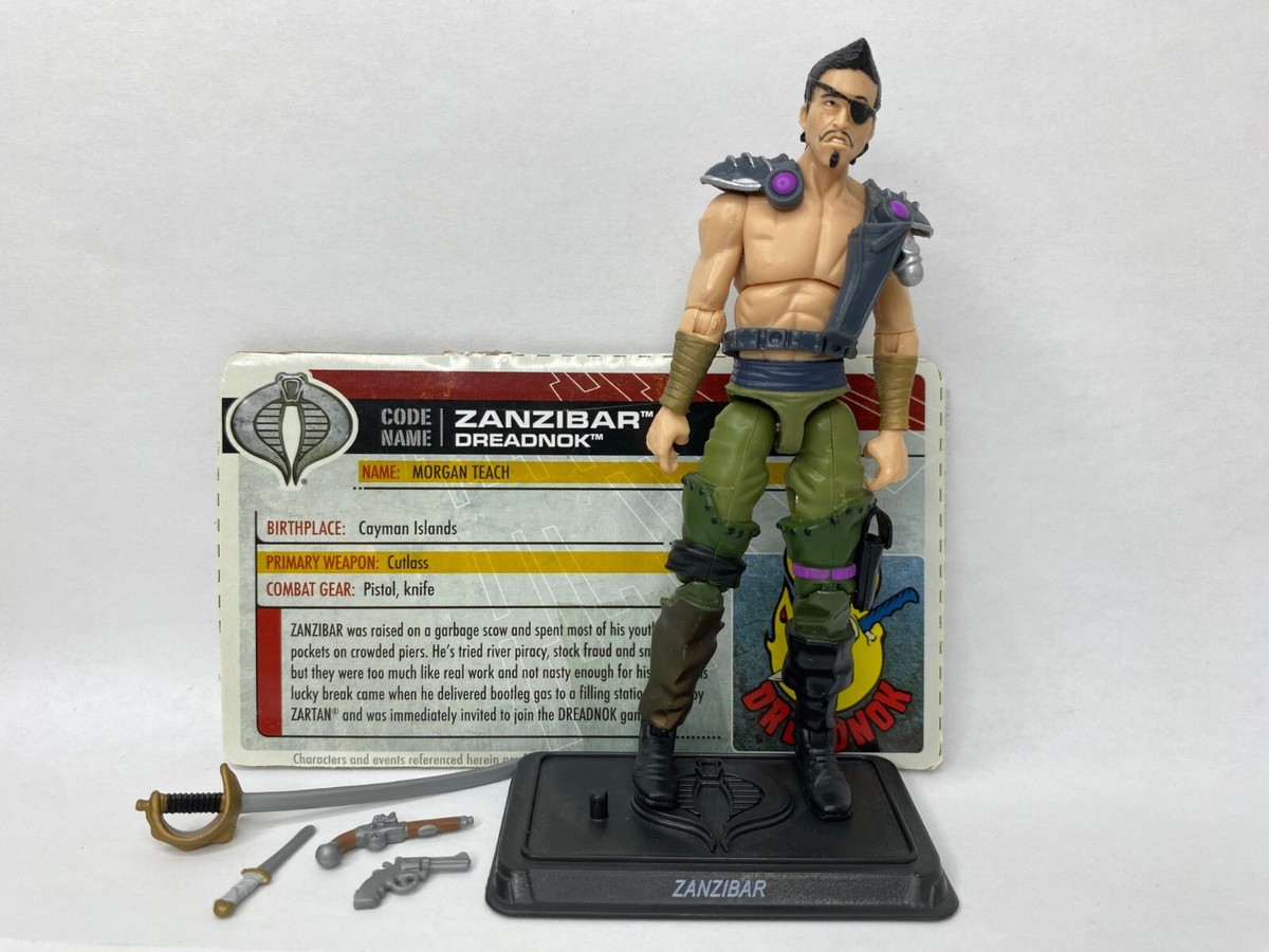 G.I. Joe 30th ZANZIBAR v3 Dreadnoks Battle Set Loose 3.75