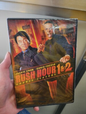 Rush Hour 1 and Rush Hour 2  (DVD, 2008) Double Feature New and Sealed