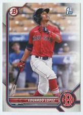 2022 Bowman Prospects #BP-134 Eduardo Lopez NM-MT Red Sox 1st Bowman ID:42002