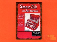 Snap-On tools vintage catalog cover sign 2x3" fridge/locker magnet