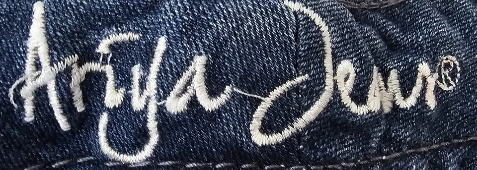 Женские джинсы-капри Ariya брюки размер 20 с манжетами - Изображение 2 из 4