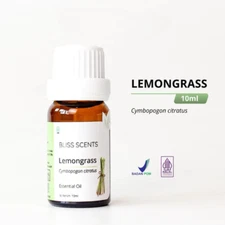 BLISS SCENTS LEMONGRASS Essential Oil Pure Therapeutic Grade Aromatherapy