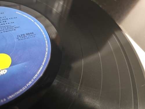 U2 1980 US ISLAND ORIGINAL LP BOY Vinyl Island Blue ILPS9646 W/Lyric PROMO VG+/G - Picture 8 of 8