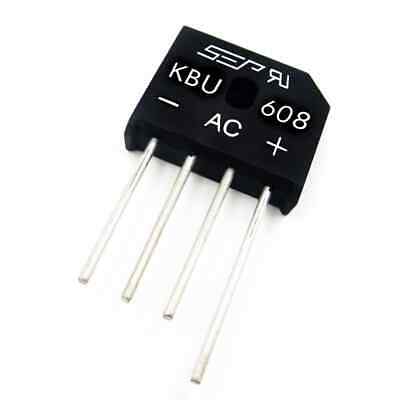6A Bridge Rectifiers PCB Mount 200 or 800V Select from Menu Free P&P