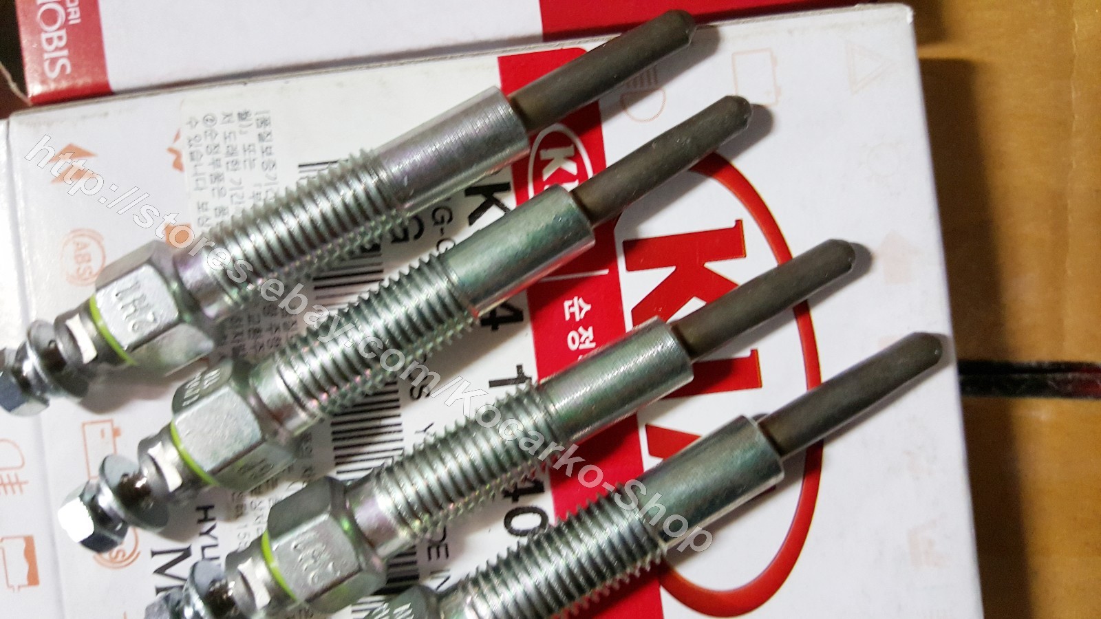Ignition Glow Plug 4PC KIA Bongo K2700 K2900 2.7L 2.9L 1999+ Pregio 2