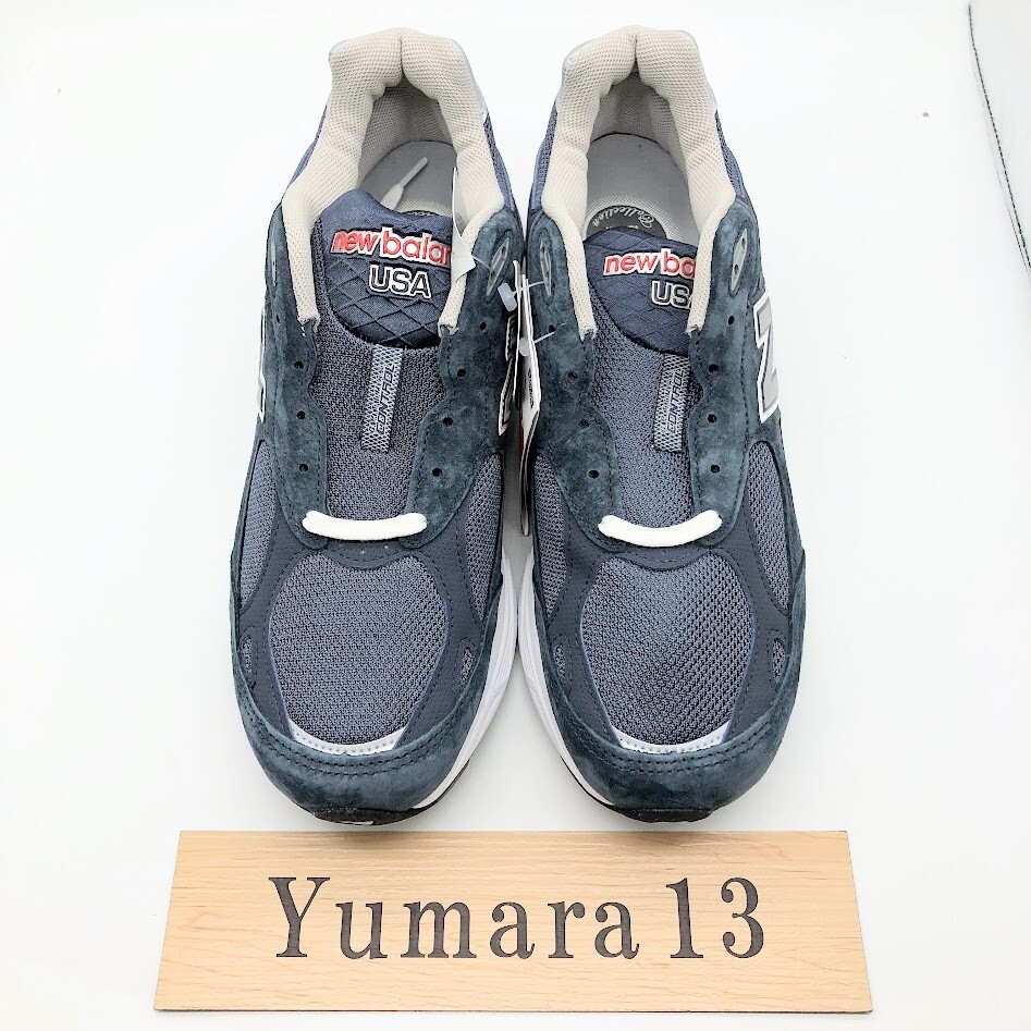 靴 New Balance M990NB3 navy 24cm New Balance 990v3 Made In USA 'Navy' M990NB3