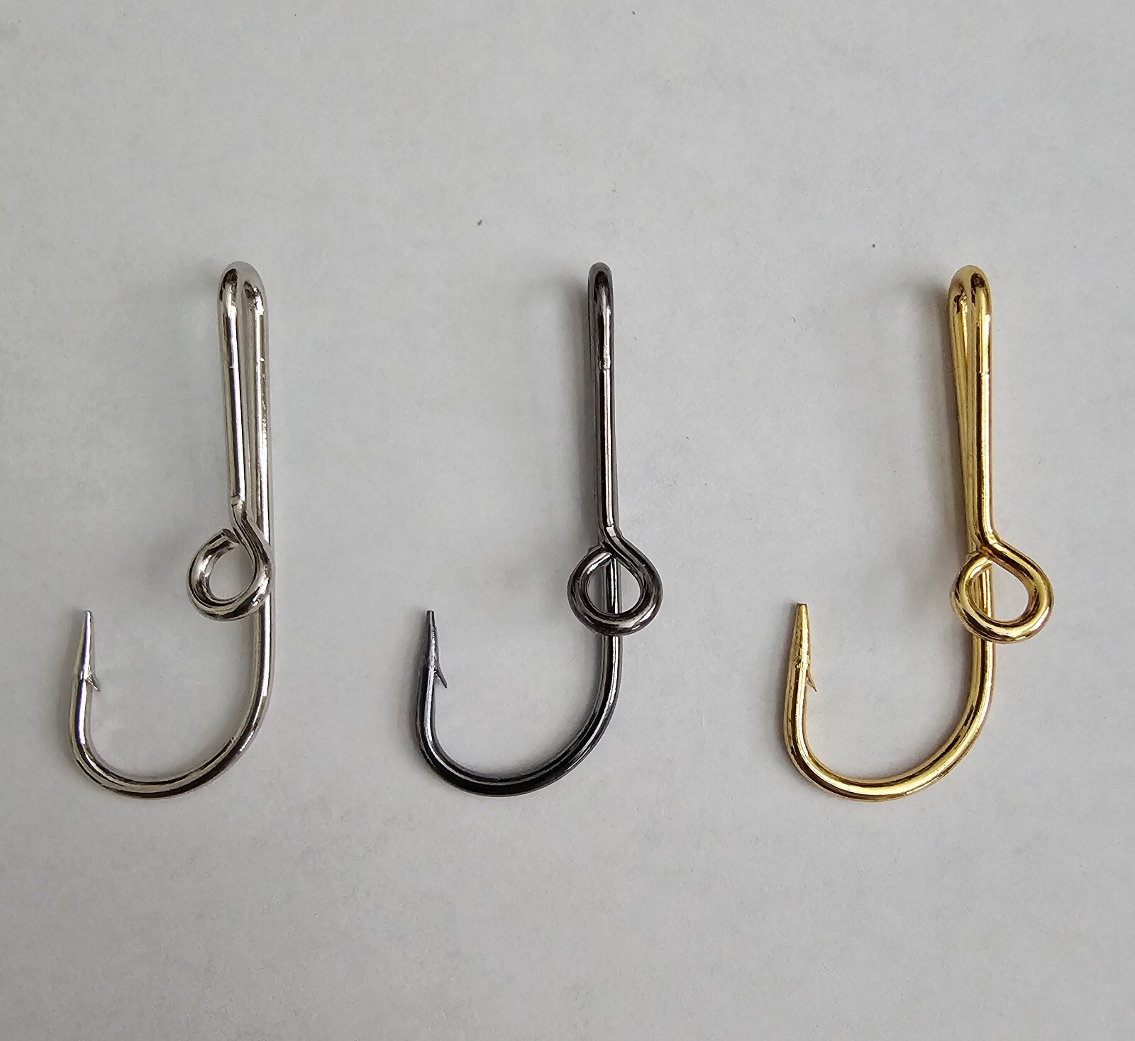 Black Eagle Claw Fish Hook Hat Pin Black Fish Hook Tie Clip !!! Black