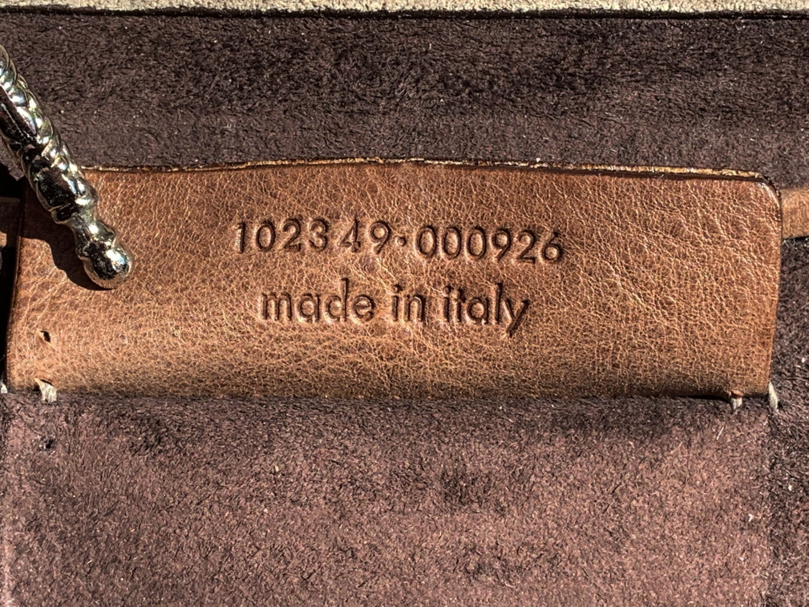 Borsa a tracolla Tom Ford per Yves Saint Laurent 2002 collezione pelle scamosciata pietra scamosciata