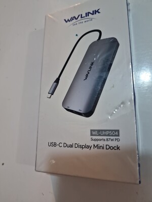 Wavlink WL-UHP504 USB-C DUAL DISPLAY MINI Dock