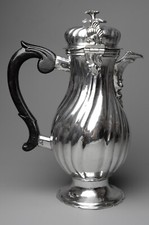 Schokoladenkanne, 13-lötiges Silber, 1777-1779, Augsburg, Johann Christian Neuss