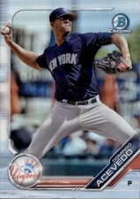 2019 BOWMAN DRAFT CHROME REFRACTOR NY YANKEES - DOMINGO ACEVEDO #BDC-102