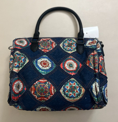 Desigual Women’s Denim Patchwork Bowling Bag - MRSP$170 - Picture 6 of 10