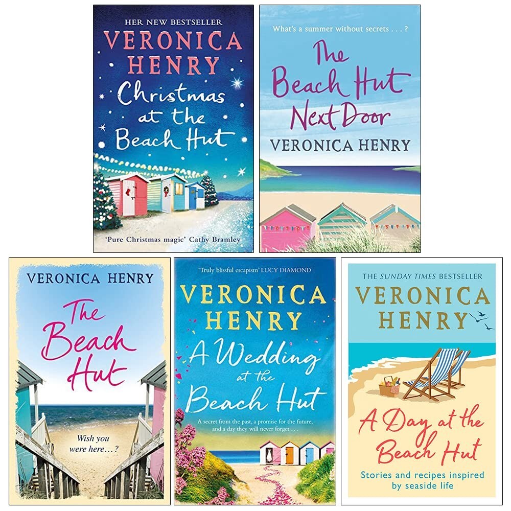 Veronica Henry The Beach Hut Collection 5 Books Set Christmas at the Beach Hut