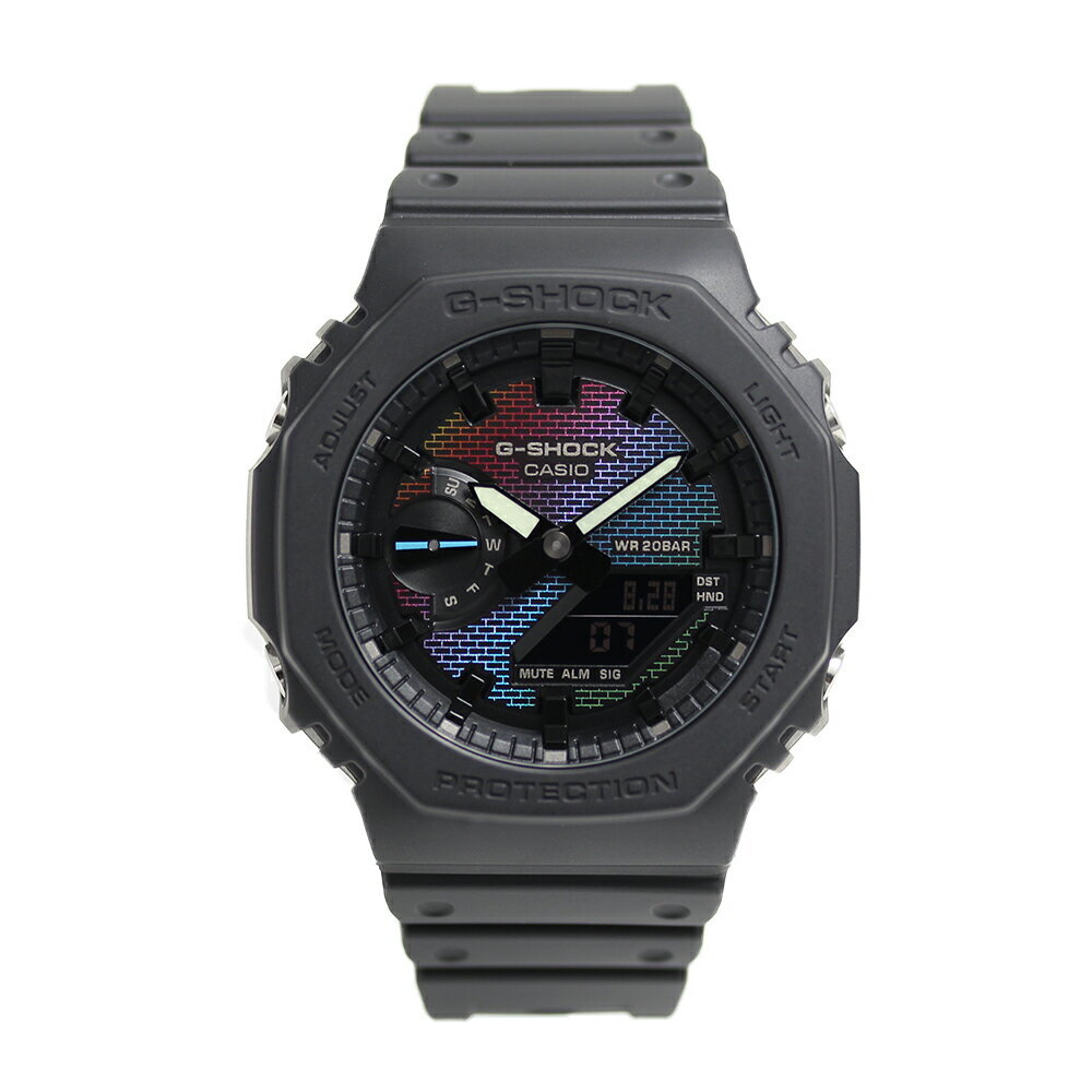 CASIO G-SHOCK GA-2100RW-1A Rainbow Brick Wall series Men's