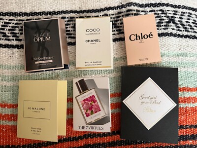 Luxury Perfume Samples 1.5 mL Choose your Scent Designer and Niche Fragrances