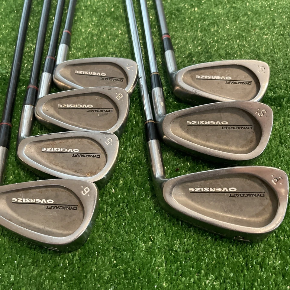 Dynacraft Oversize Iron Set 5-PW-SW Stiff Graphite And Steel Shafts - Image 2 of 4