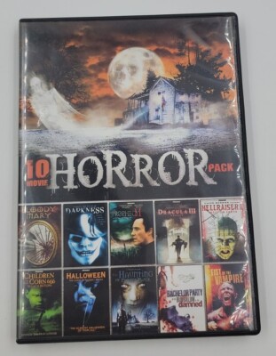 10 Movie Horror Pack DVD 2012 Disc Set Hellraiser Halloween B  Movies 96009856694|