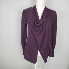 Autumn Cashmere Draped Zip top Cardigan, Size s sweater