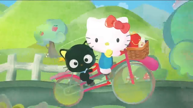 McDonald's 2016 HELLO SANRIO Hello Kitty Cat BUILDING + Figure