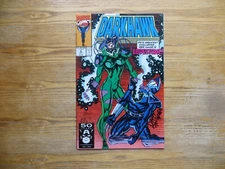 1991 MARVEL DARKHAWK # 8 SIGNED 2X BY CREATORS MIKE MANLEY & DANNY FINGEROTH