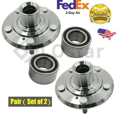 #ad Pair 2 Front Left amp; Right Wheel Hub amp; Bearing Set HONDA ODYSSEY 1999 2004 $69.95