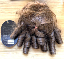 VTG MONIQUE COLLECTION CHARMAINE 7"-8" LIGHT BROWN DOLL WIG CURLS BANGS