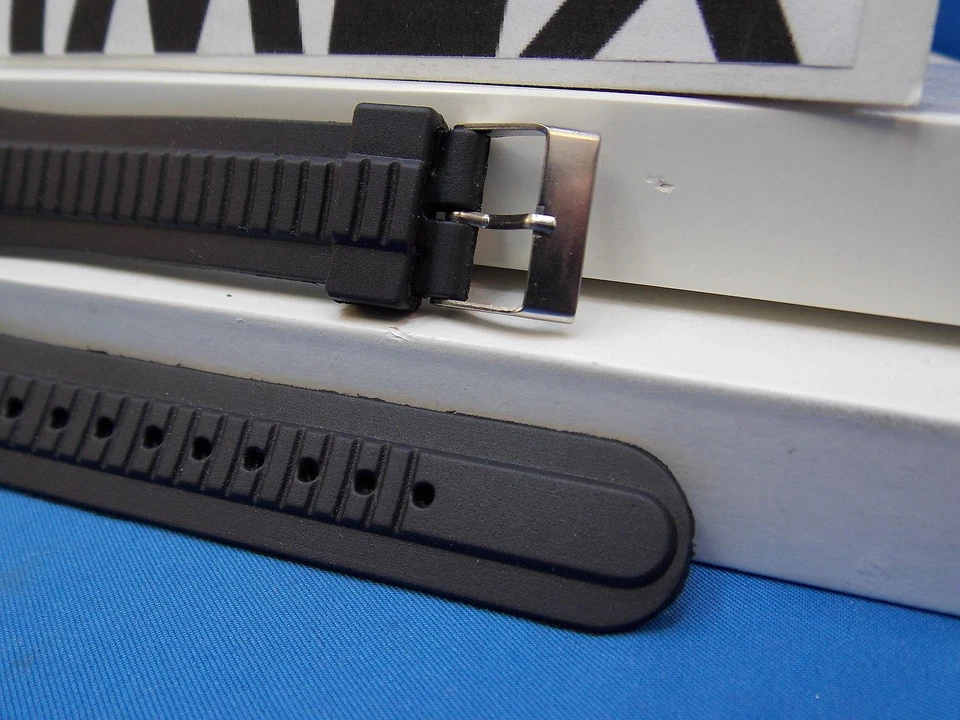 Timex Watch Band Unknown Style. Original Two-Piece Strap/Watchband/Resin 18mm - Image 4 of 4